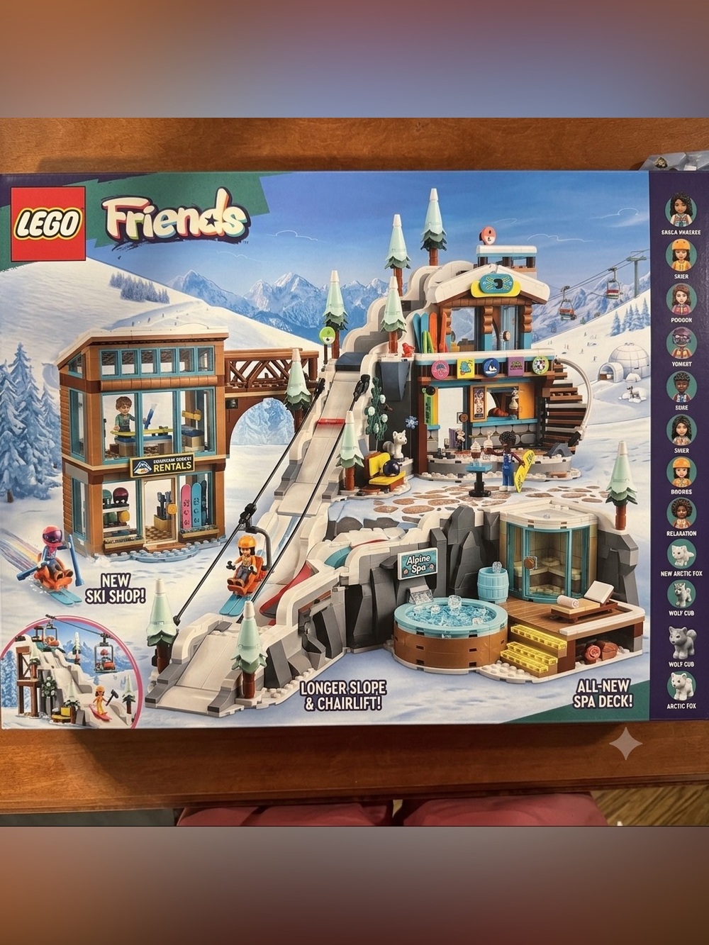 NEW IN BOX LEGO Friends Holiday Ski Slope and Café Set 41756 (980 Pcs)